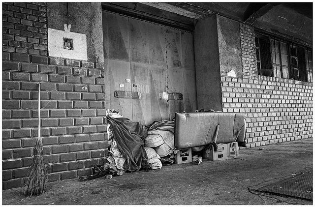 Homeless people's belongings, Croatia. Photo Kornelijle Sajler