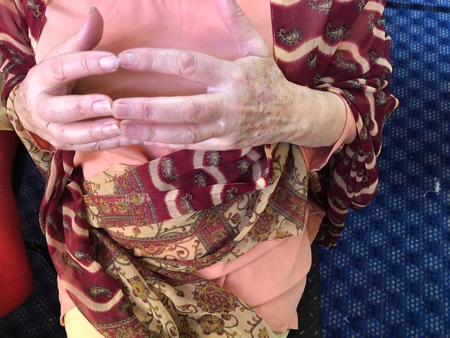 Photo of an older woman's hands